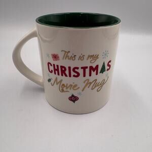 Wondershop Target Stoneware Christmas Movie Mug Holiday TV Watching